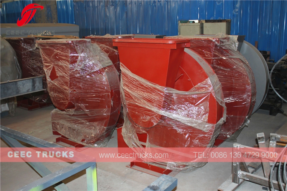 5000L道路清掃車上部構造