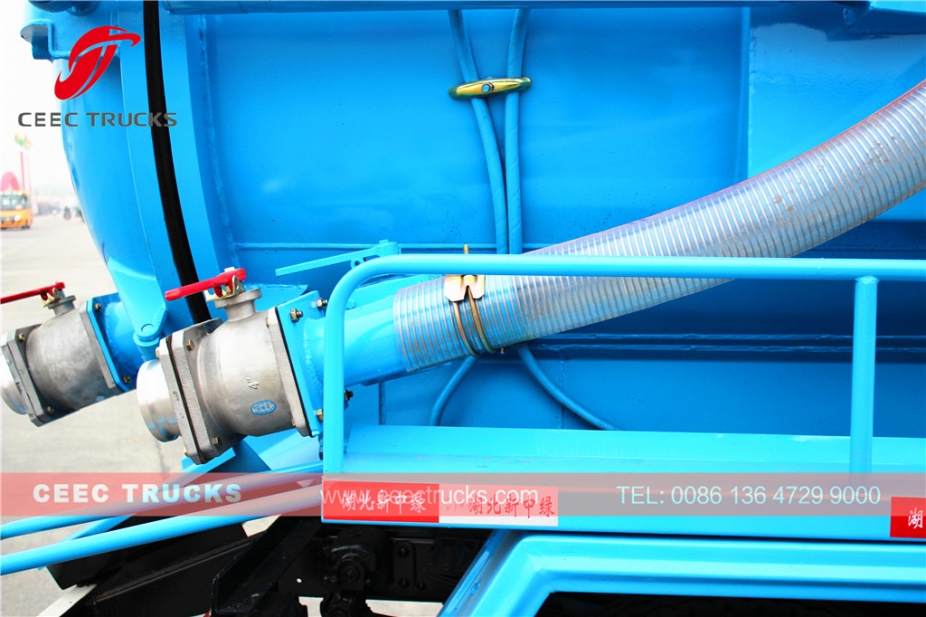 東風8,000L浄化槽吸引車