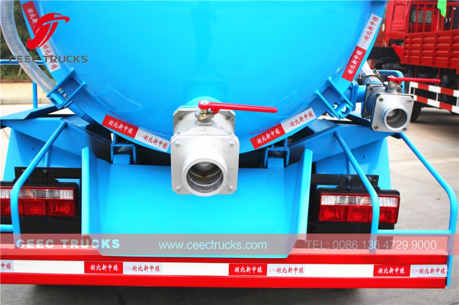 東風8,000L浄化槽吸引車