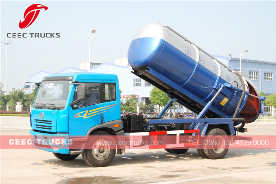 FAW 10,000L汲み取り車販売中