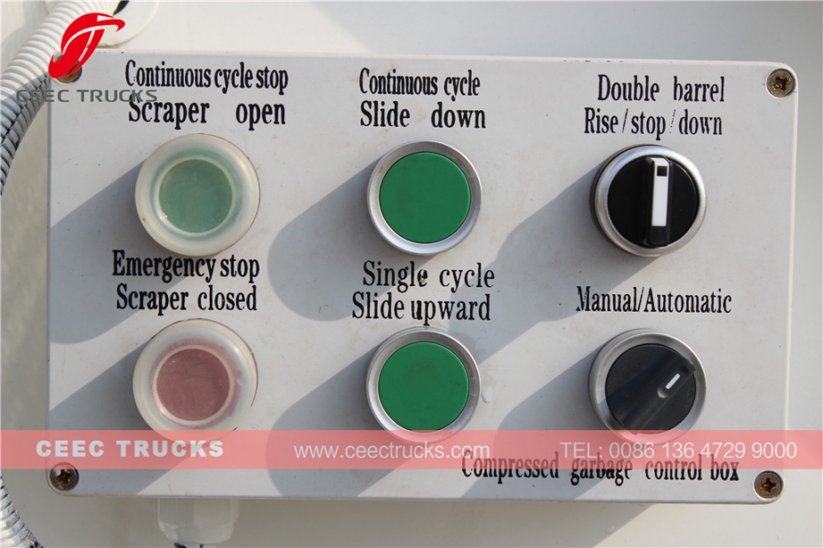 Howo 18 CBMごみ圧縮車販売中