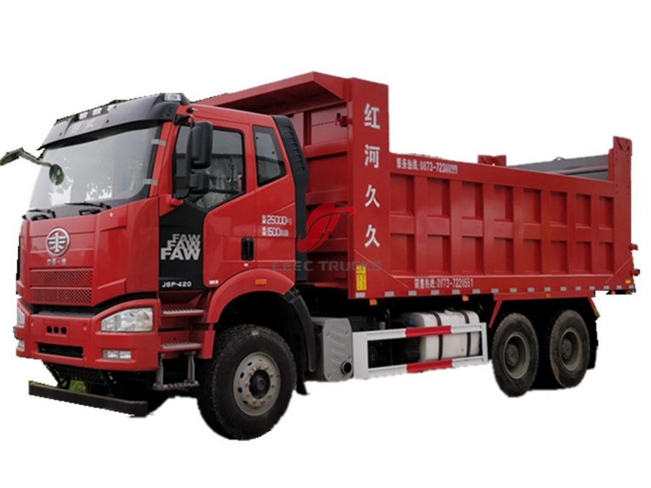 FAW 6x4ダンプトラック