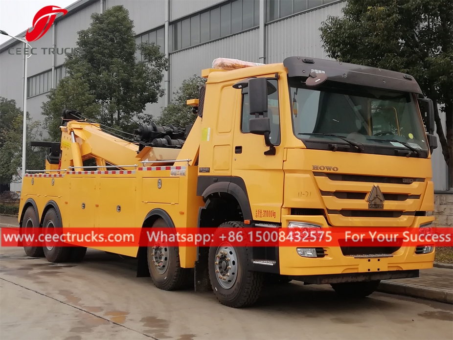 25トン道路レッカー 豪沃