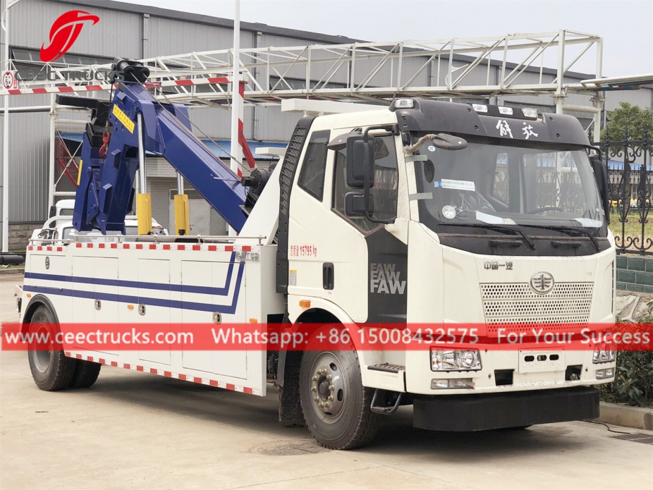 12トンレッカー車FAW