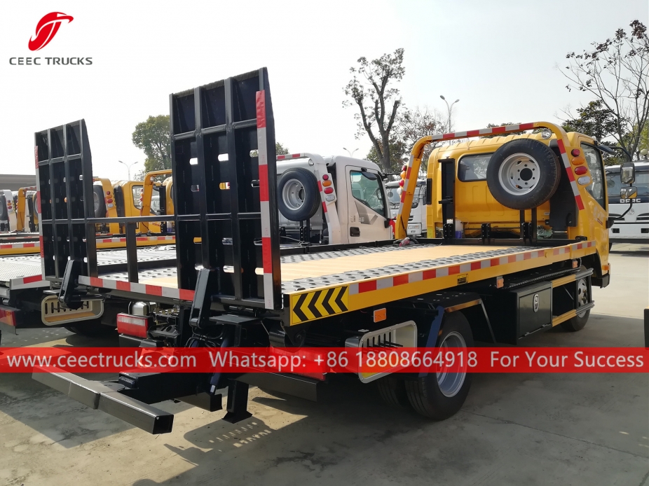 4x2低床フラットベッドトラックFAW