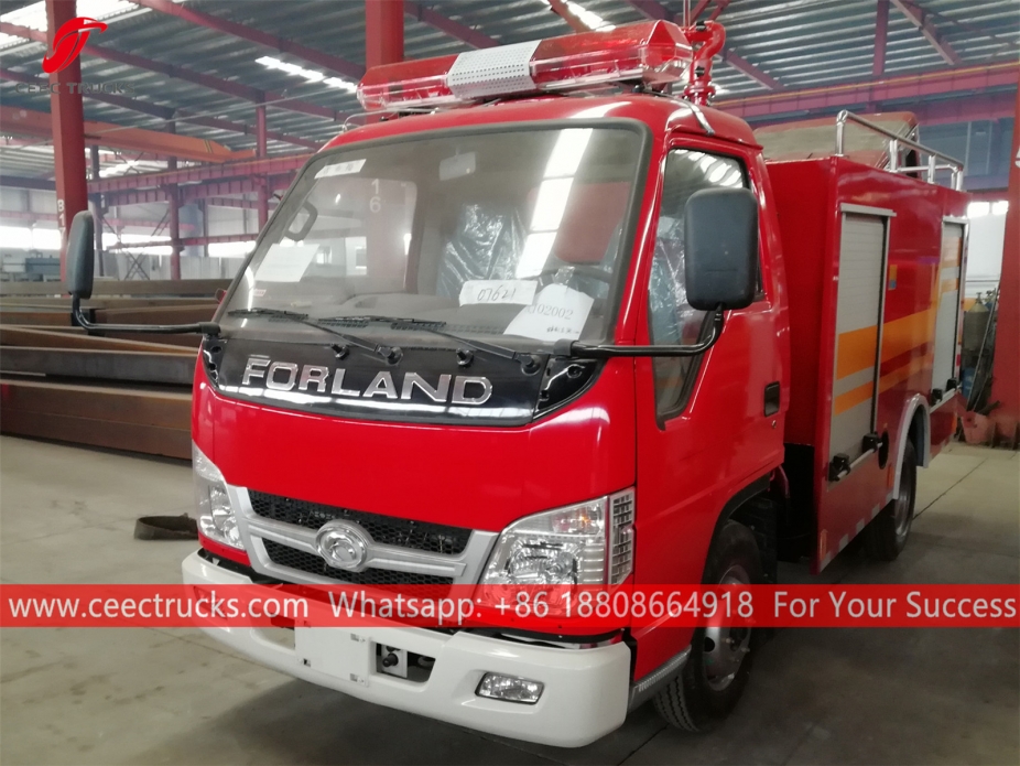 1,500L消防車 foton