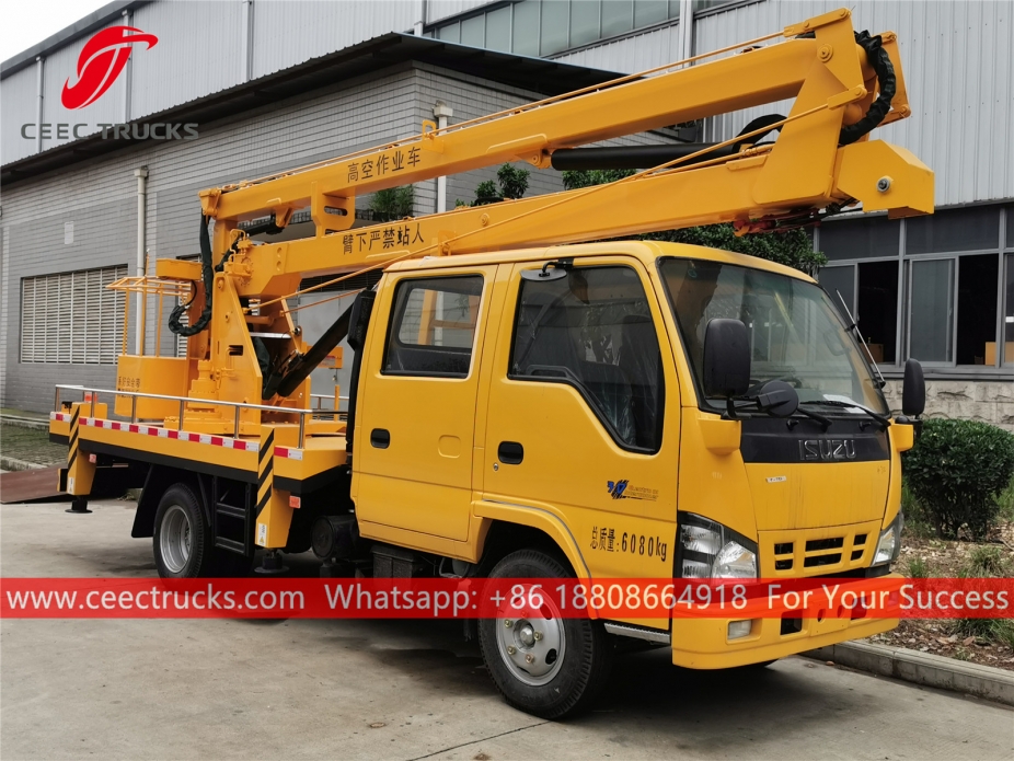 いすゞ14m高所作業車