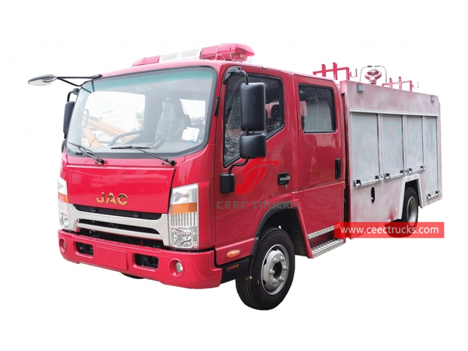 JAC 3CBM水槽消防車