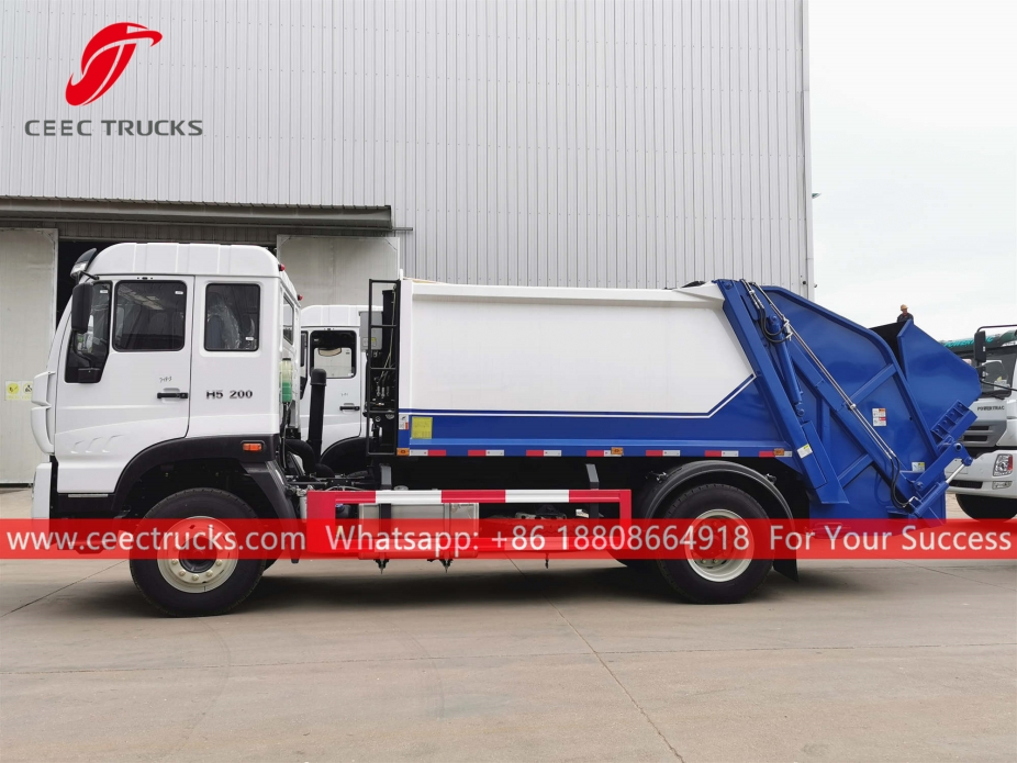 フィリピン8CBMごみ圧縮車