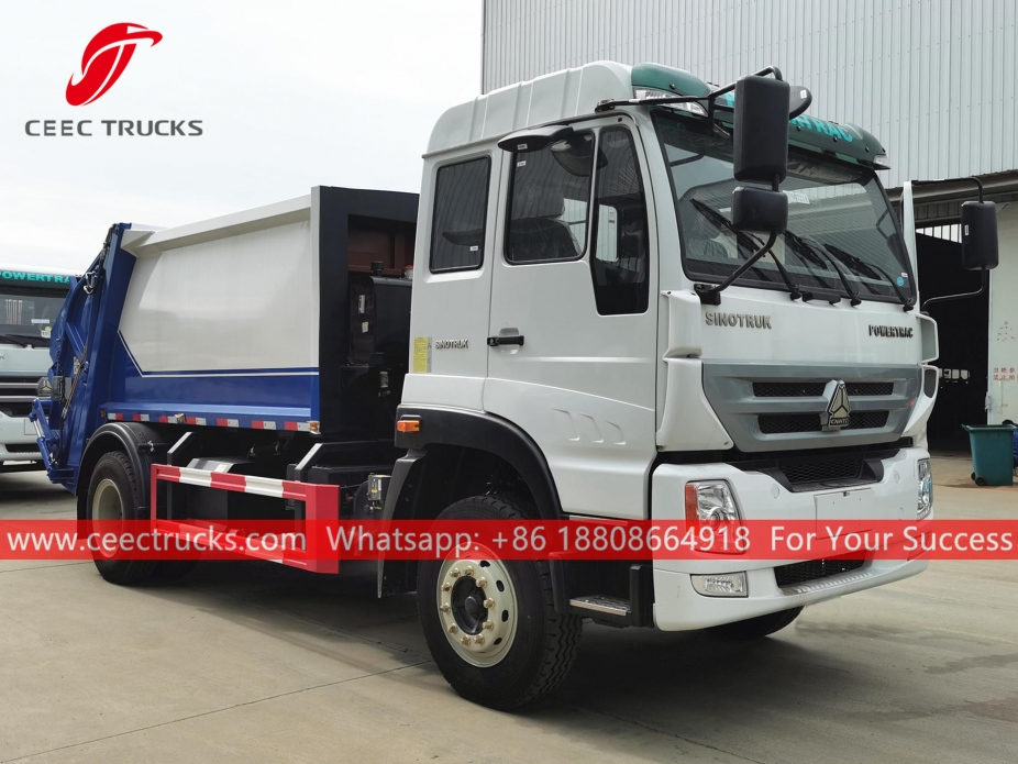 フィリピン8CBMごみ圧縮車