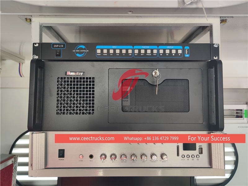 ISUZU 100P 4*2駆動移動ステージトラック