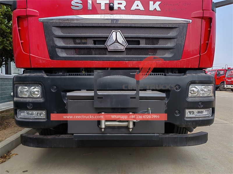 Howo 消防救助車両 5トン クレーンと12m緊急照明付き