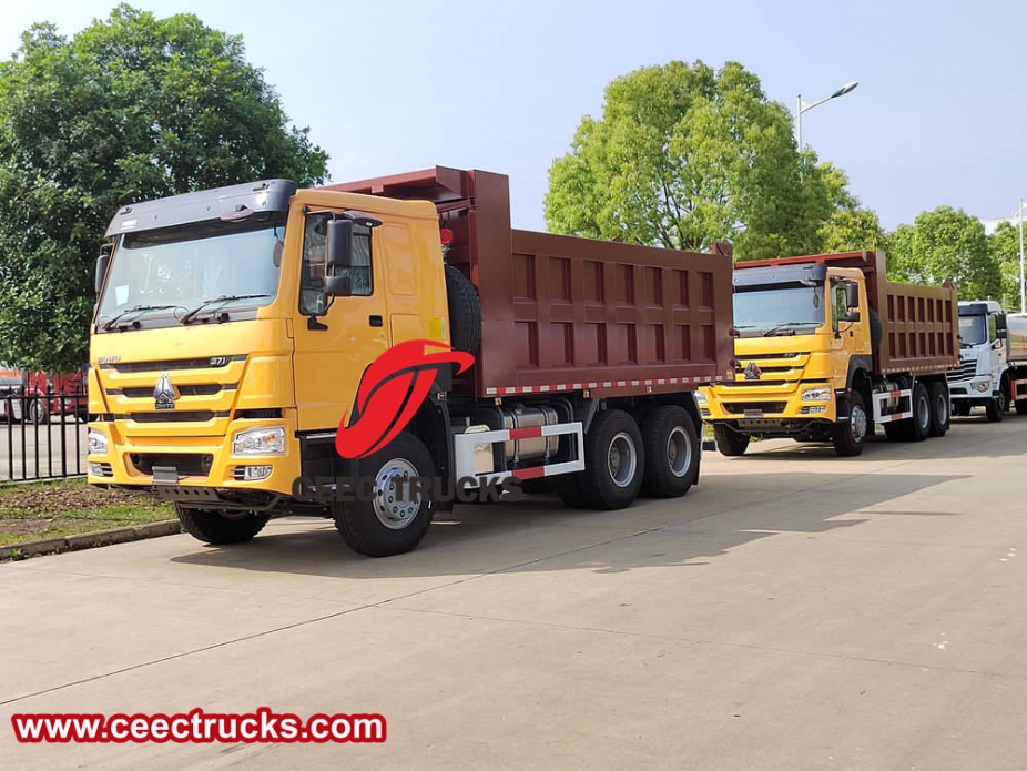 豪沃371馬力鉱山ダンプトラック