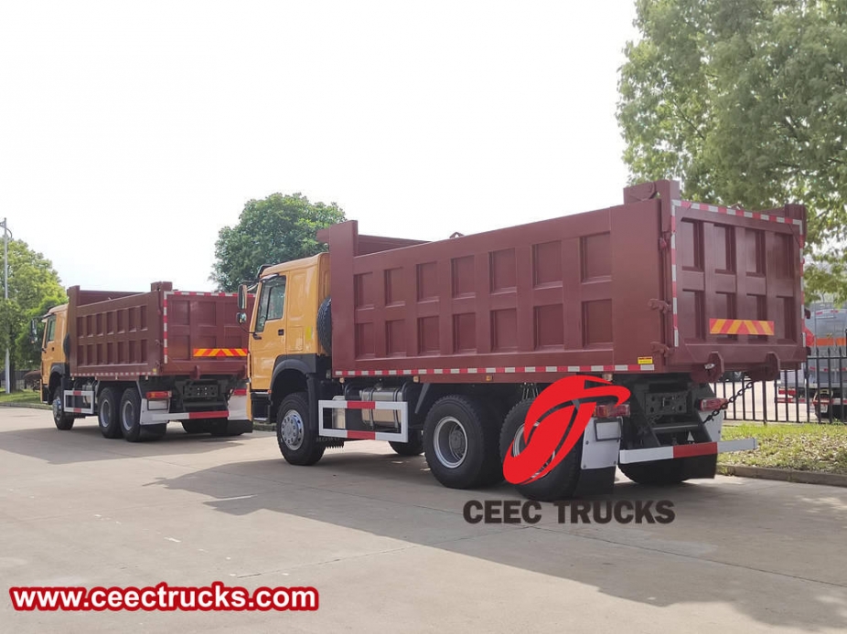 豪沃371馬力鉱山ダンプトラック