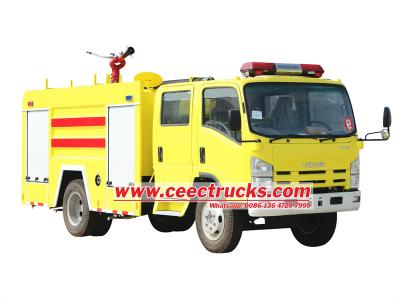 Isuzu 190HP engine police fire truck