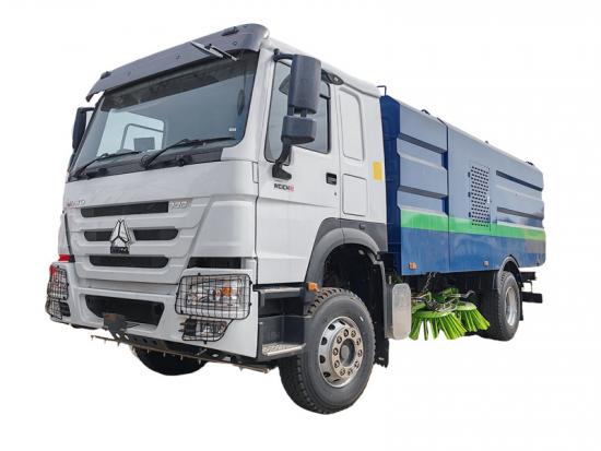 Howo 10 cbm road sweeper truck
