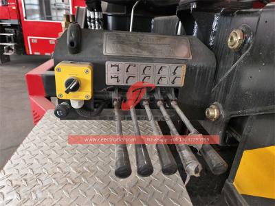 HOWO 4x2 fire rescue truck with lighting system