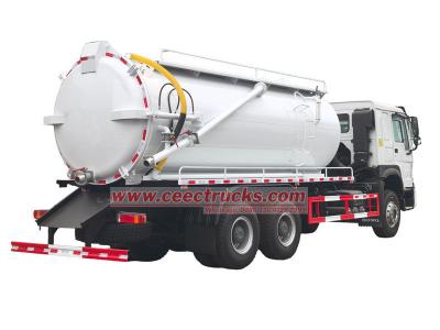 Howo 20 cbm septic pump tanker