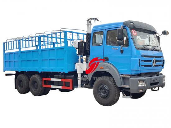 Beiben 6×4 RHD Crane truck at best price