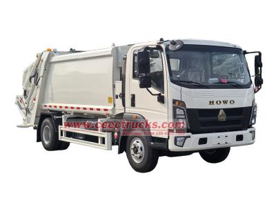 HOWO 8cbm waste compaction truck