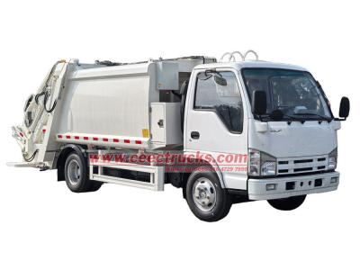Isuzu ELF rear loader garbage truck