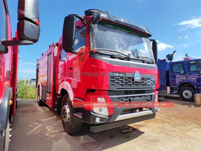 Howo 4x2 city fire rescue truck