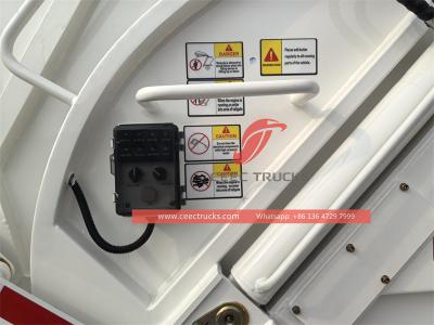 Howo light-duty rear loader garbage truck