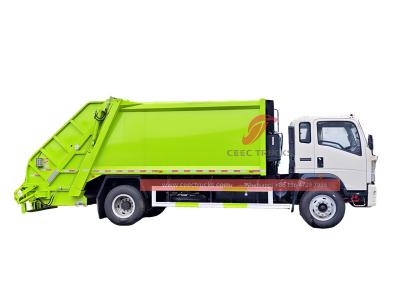 Howo 10CBM garbage compactor truck