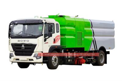 Africa Howo 300HP garbage street sweeper truck