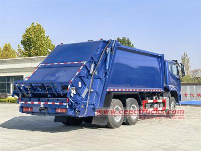 HOWO 6x4 20cbm rear loader compactor truck