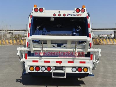 ISUZU electric truck mounted 6cbm garbage compactor
