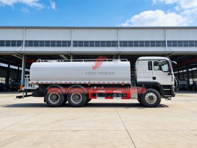 HOWO heavy 6x4 water tanker truck