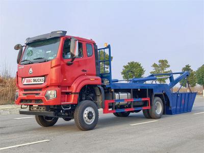 Howo off road 8CBM skip loader truck for sale