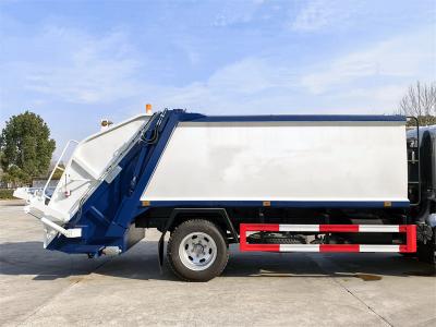 Isuzu rear loader garbage truck
