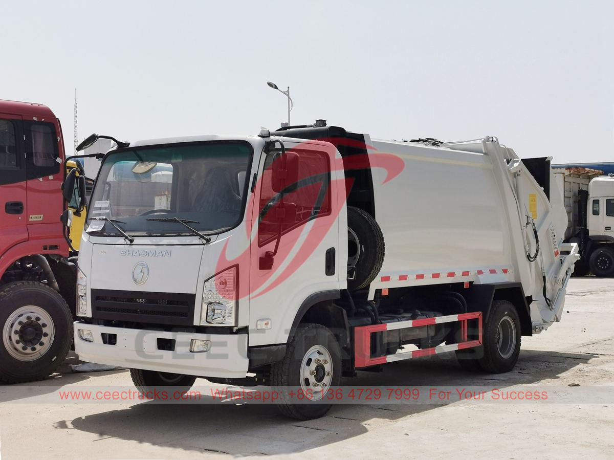 ラオス向けShacman 5 CBMゴミ圧縮トラック
