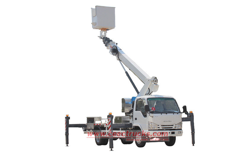 いすゞELF 16m昇降プラットフォームトラック