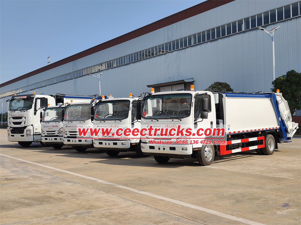 いすゞギガ5Xごみ圧縮トラック16立方メートルとは？