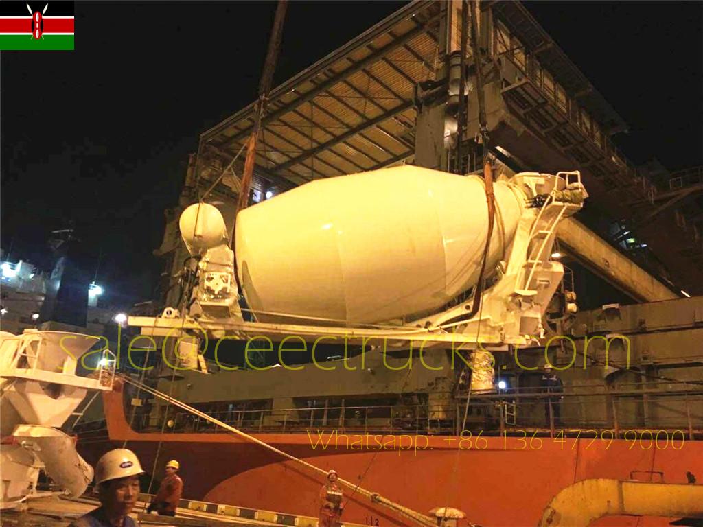 ケニアのCIVICON社がCEECから8CBMミキサートラック上部構造を購入