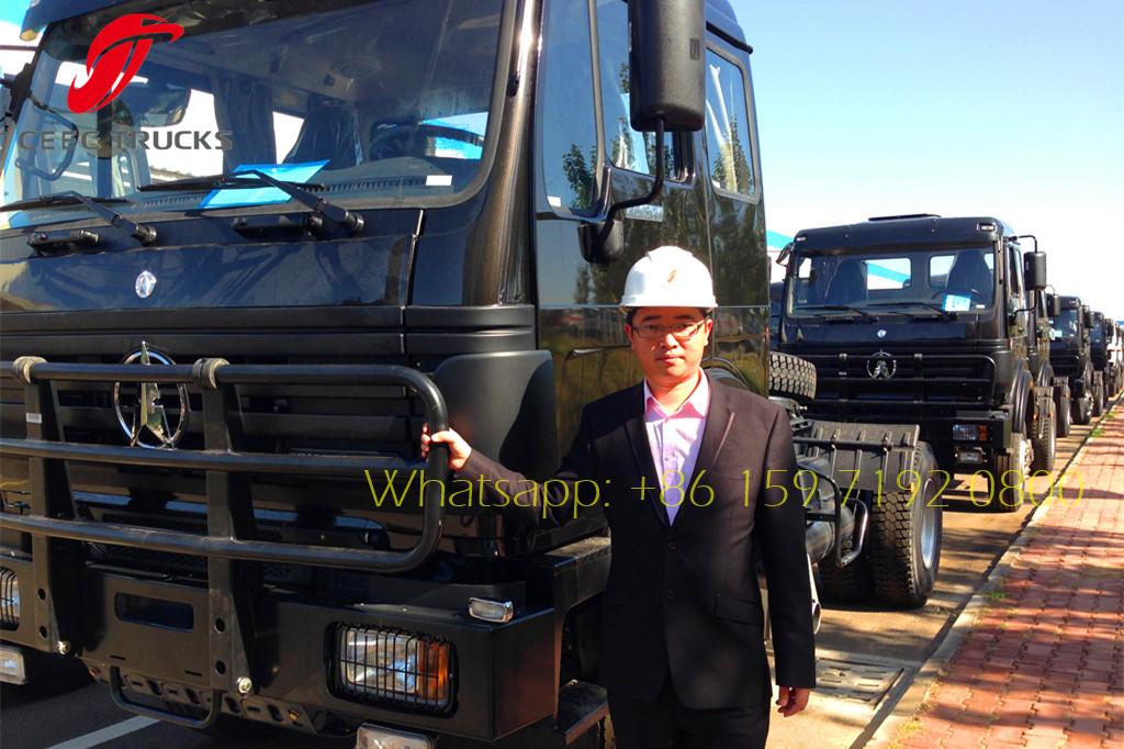 アフリカで人気の北奔軍用300HPトラクターヘッド