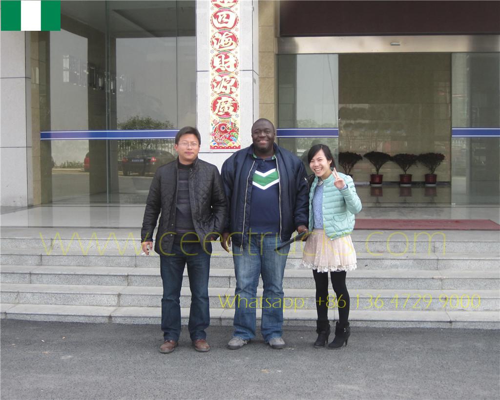 ナイジェリアのお客様がCEEC工場を視察