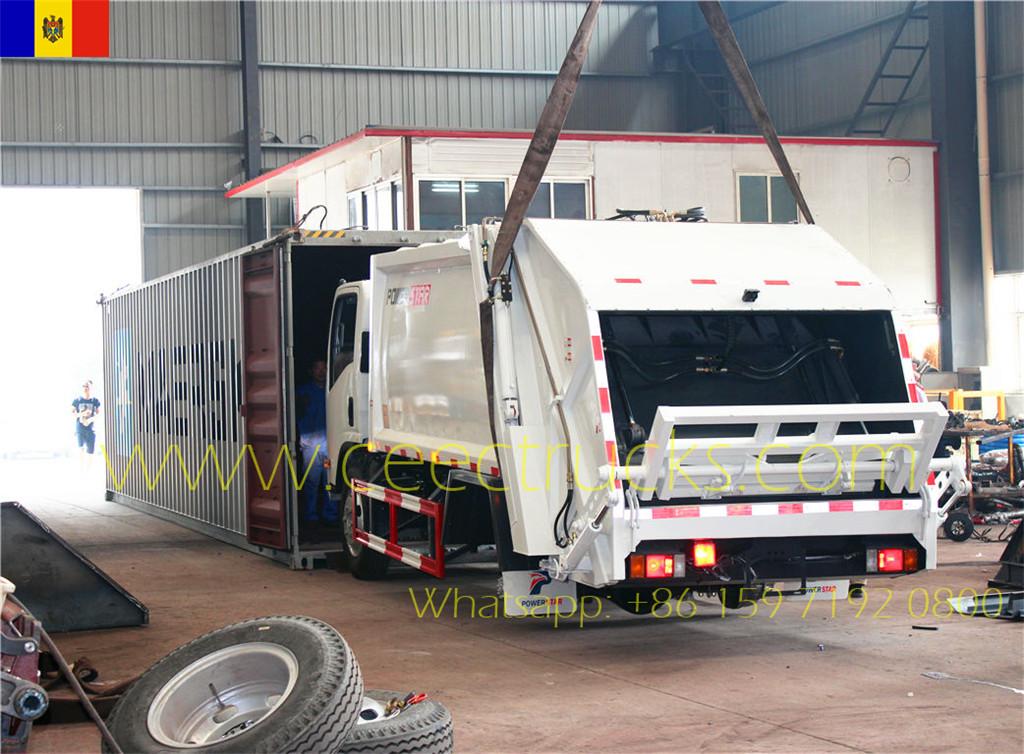 東南ヨーロッパのお客様が、いすゞ8CBM圧縮トラックを購入