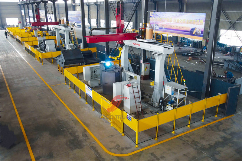 ゴミリアローダーの製造における自動溶接の応用